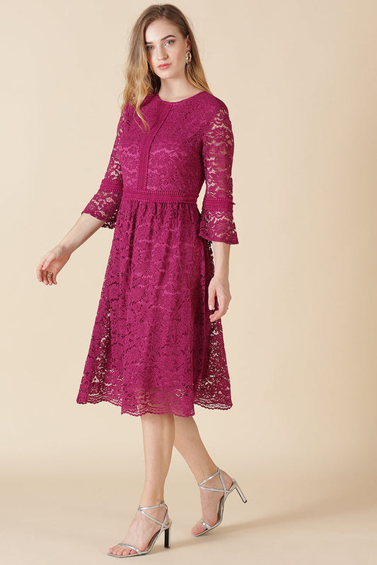 Gipsy Fuchsia polyester Dress