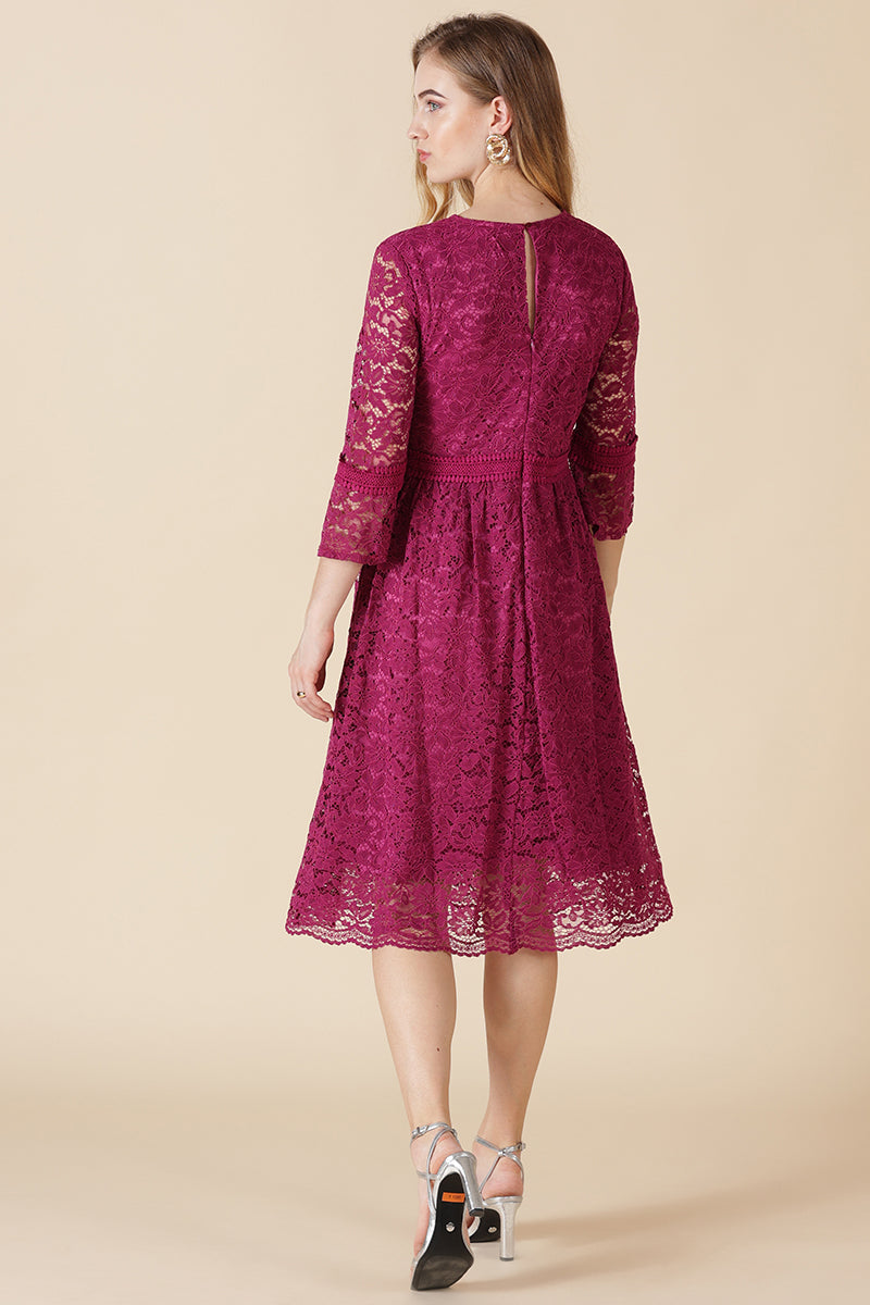 Gipsy Fuchsia polyester Dress