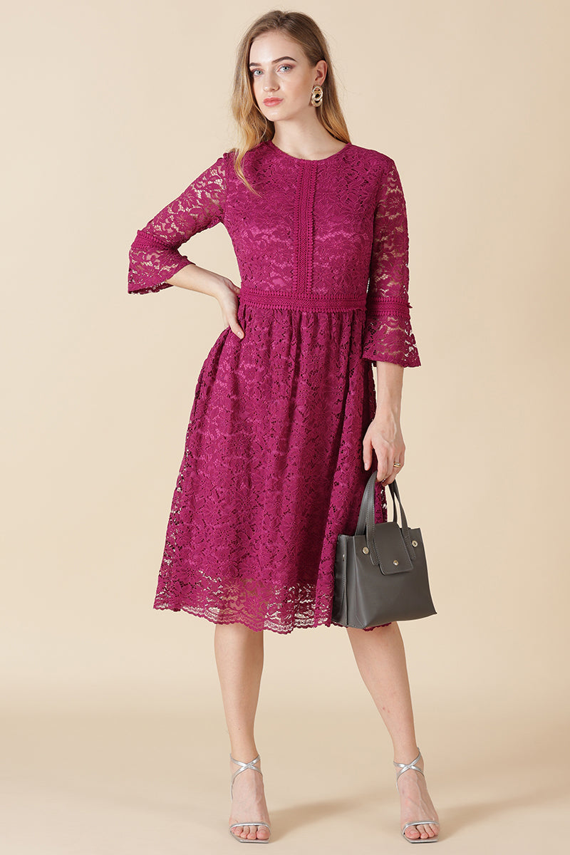 Gipsy Fuchsia polyester Dress
