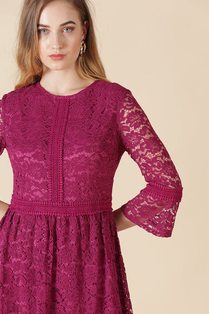 Gipsy Fuchsia polyester Dress