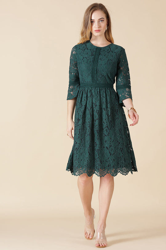 Gipsy Green polyester Dress