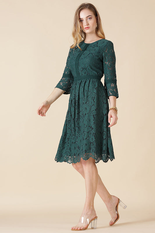 Gipsy Green polyester Dress