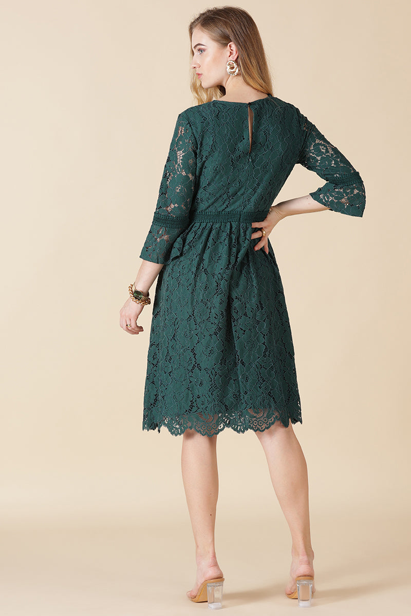 Gipsy Green polyester Dress