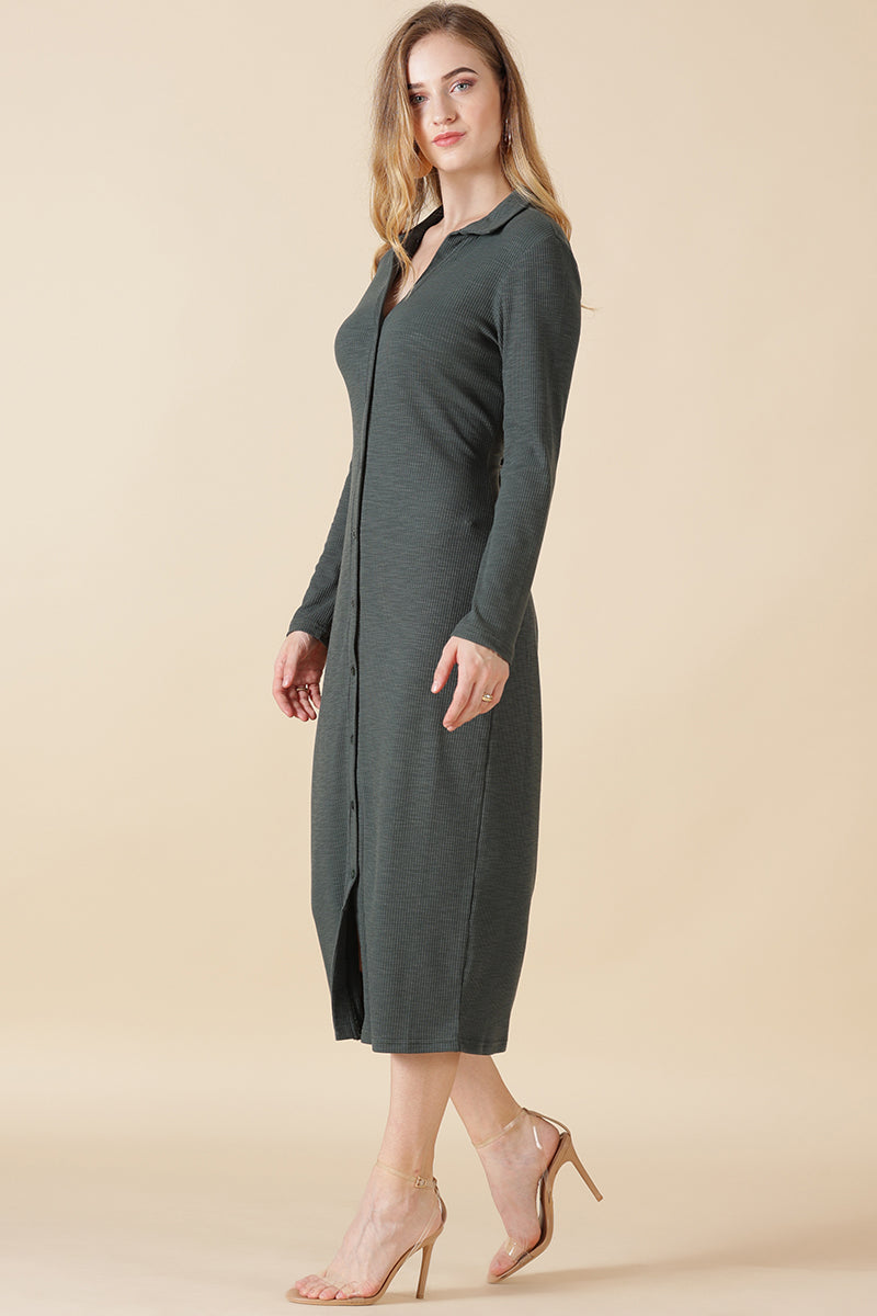 Gipsy Olive Nr Knit Dress