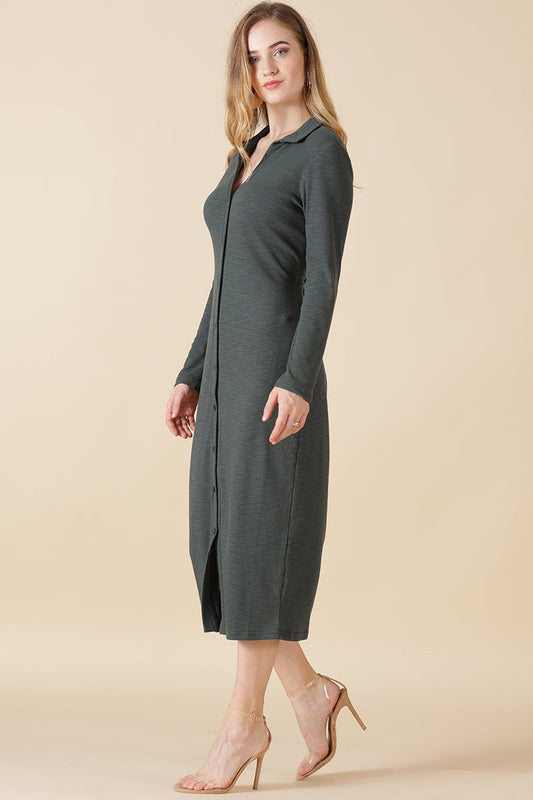 Gipsy Olive Nr Knit Dress