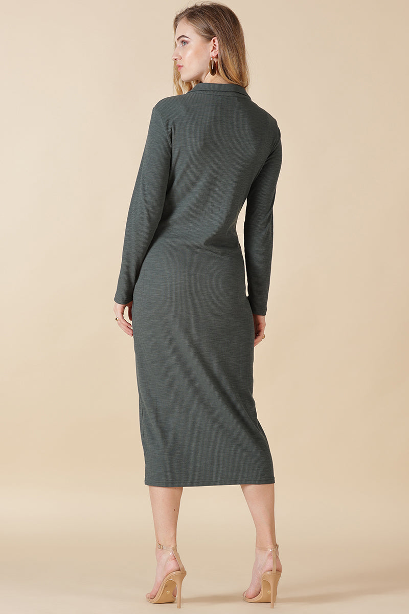 Gipsy Olive Nr Knit Dress
