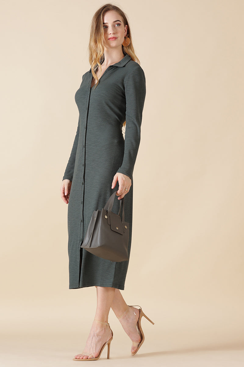 Gipsy Olive Nr Knit Dress