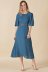 Gipsy Sage Blue Polyester Dress