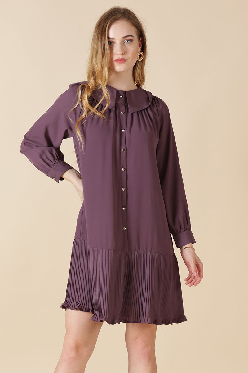 Gipsy Purple Georgette Dress