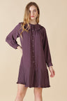 Gipsy Purple Georgette Dress