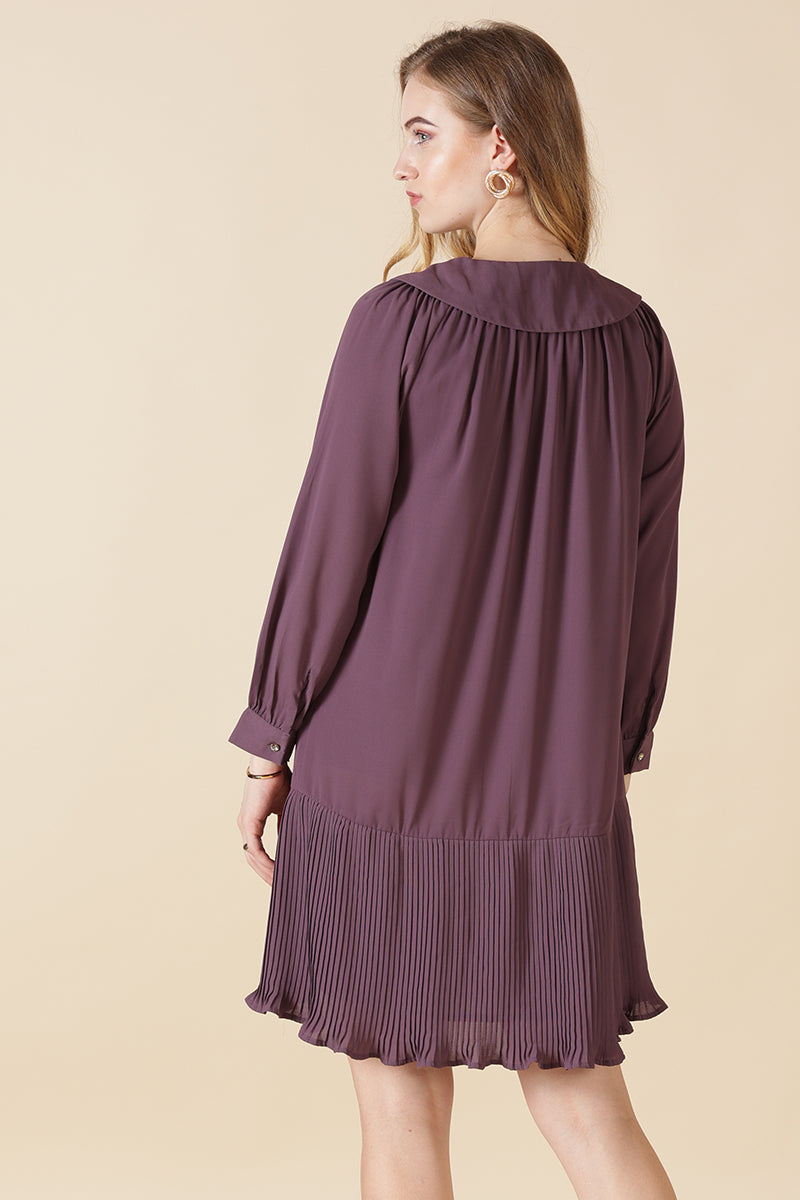 Gipsy Purple Georgette Dress