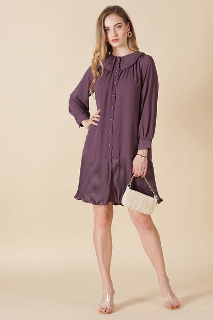 Gipsy Purple Georgette Dress
