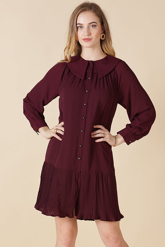 Gipsy Wine Georgette Dress
