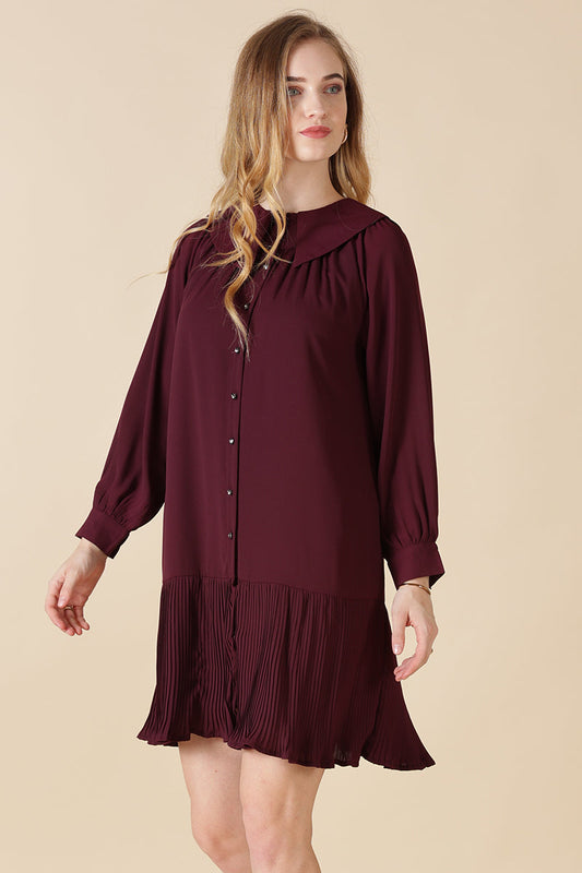 Gipsy Wine Georgette Dress