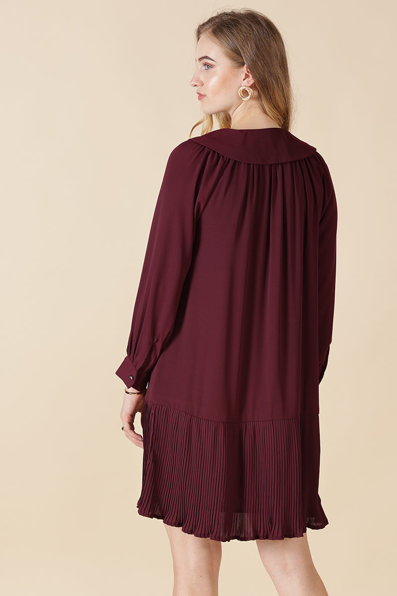 Gipsy Wine Georgette Dress