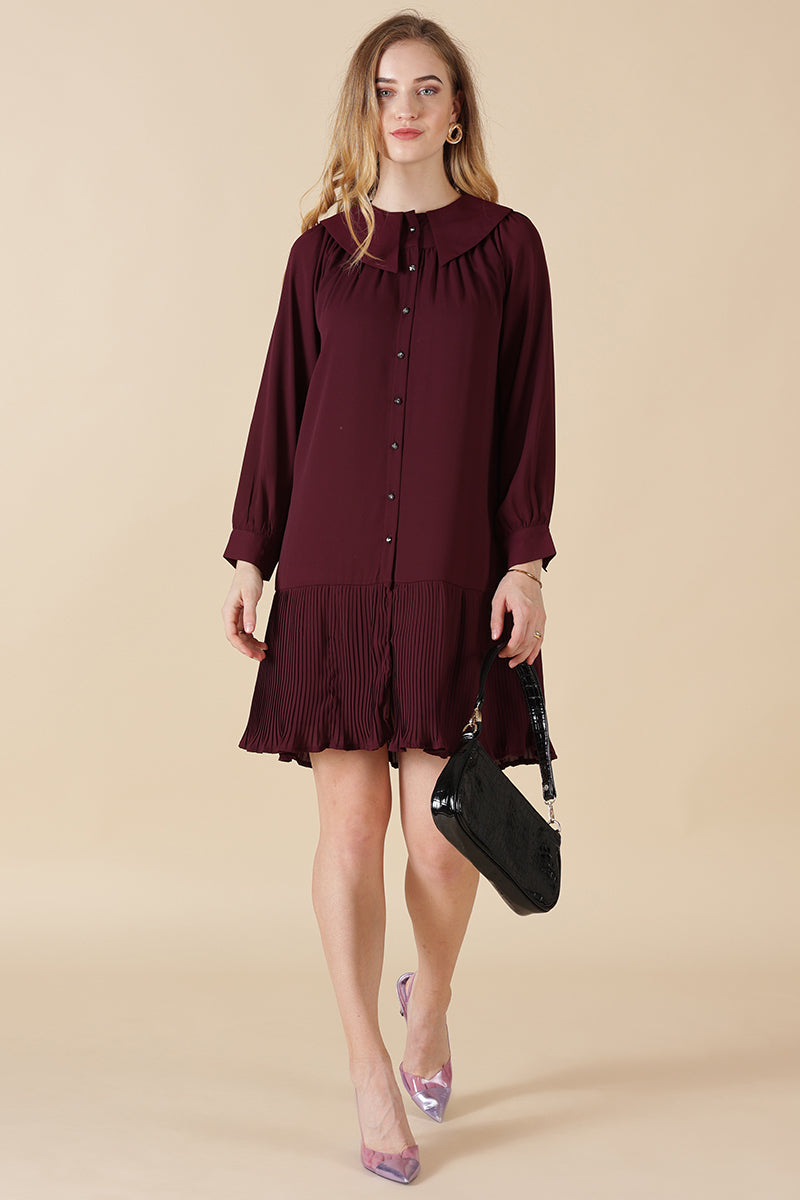 Gipsy Wine Georgette Dress