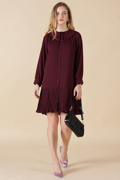 Gipsy Wine Georgette Dress