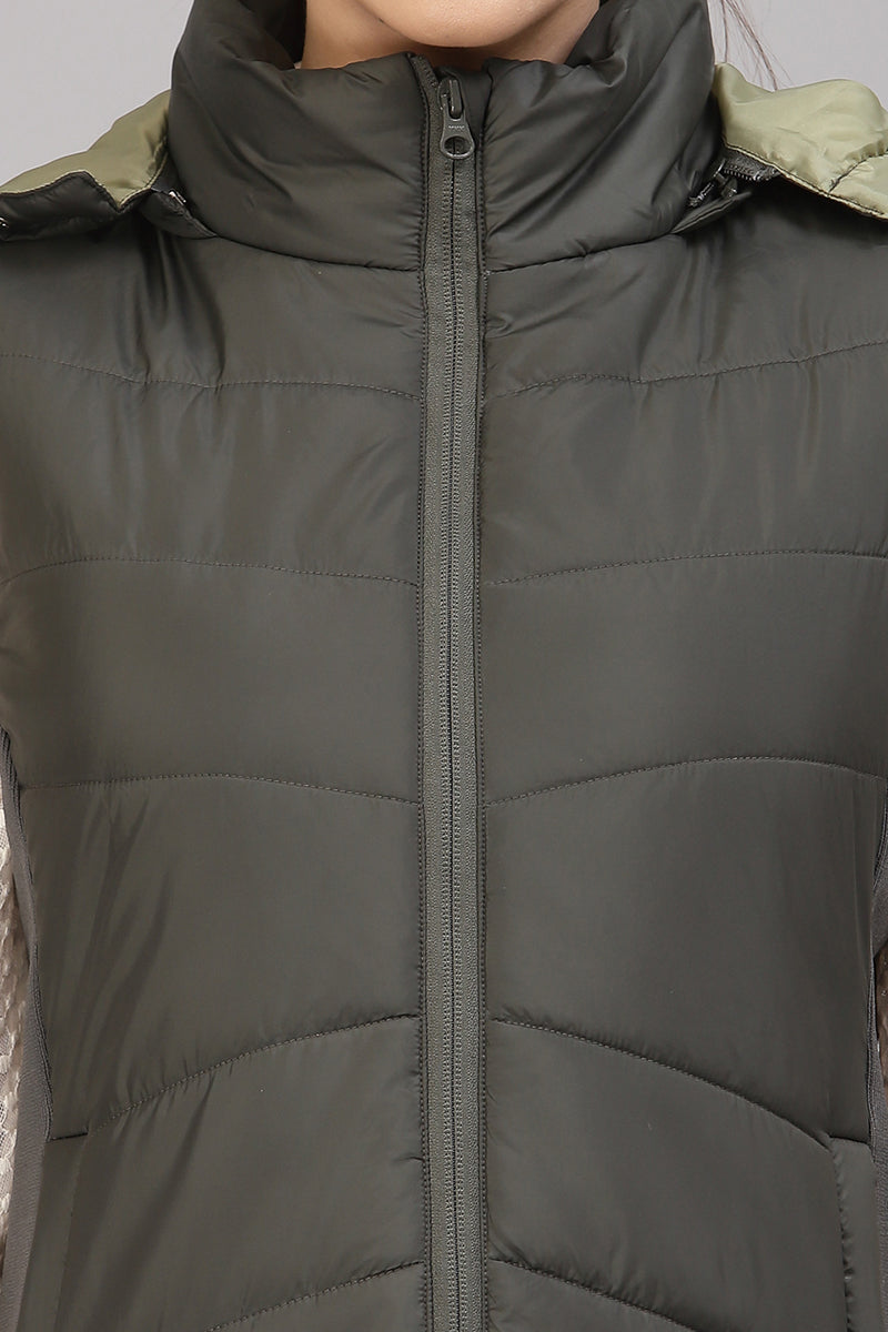 Gipsy Olive Polyester Jacket