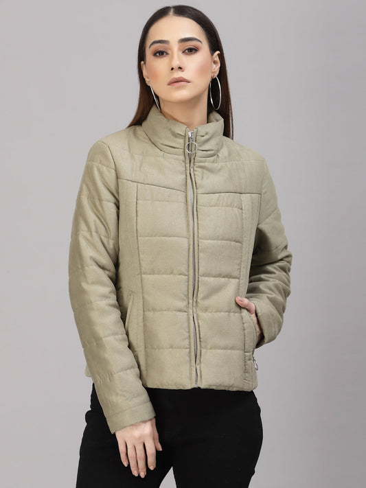 Gipsy Moss Green Suede Jacket