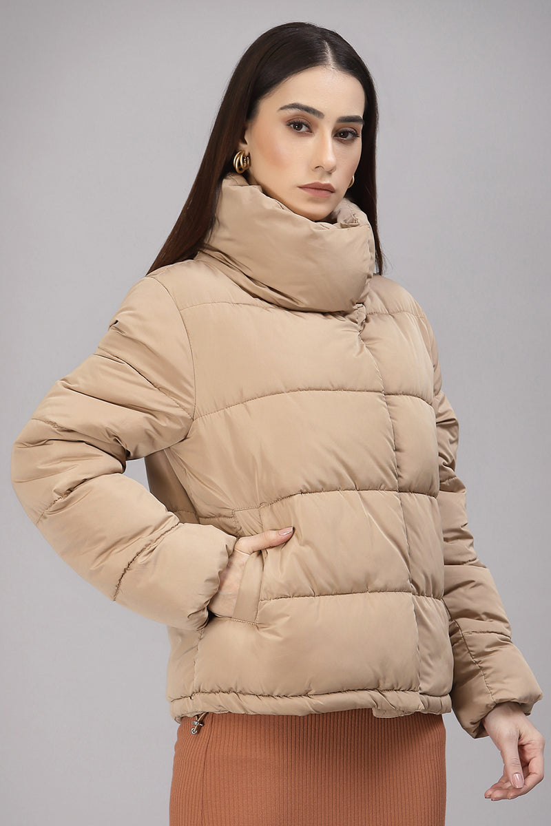 Gipsy Beige Polyester Jacket