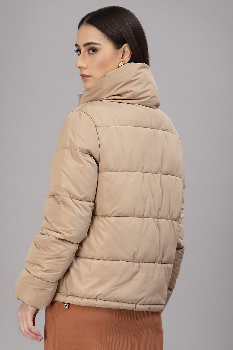 Gipsy Beige Polyester Jacket