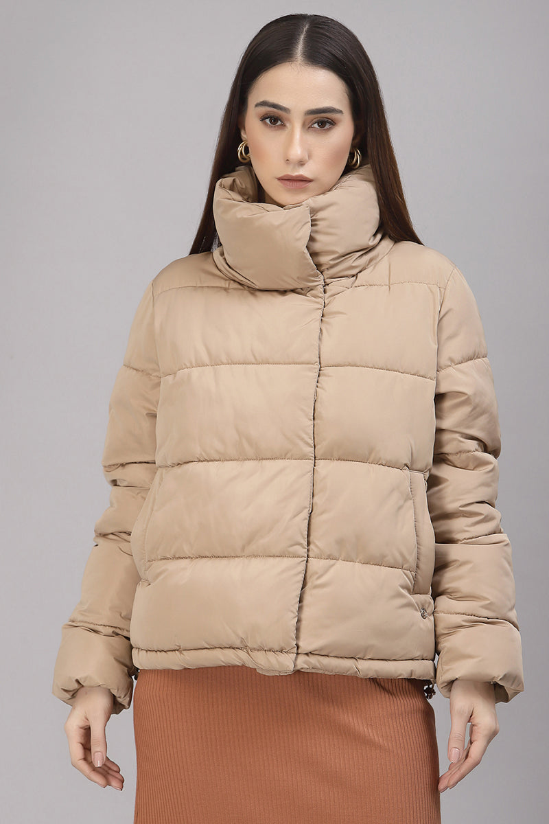 Gipsy Beige Polyester Jacket