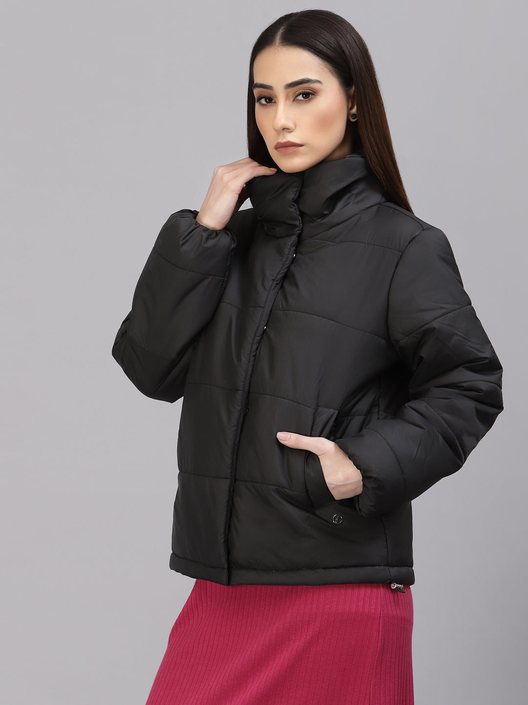 Gipsy Black Polyester Jacket
