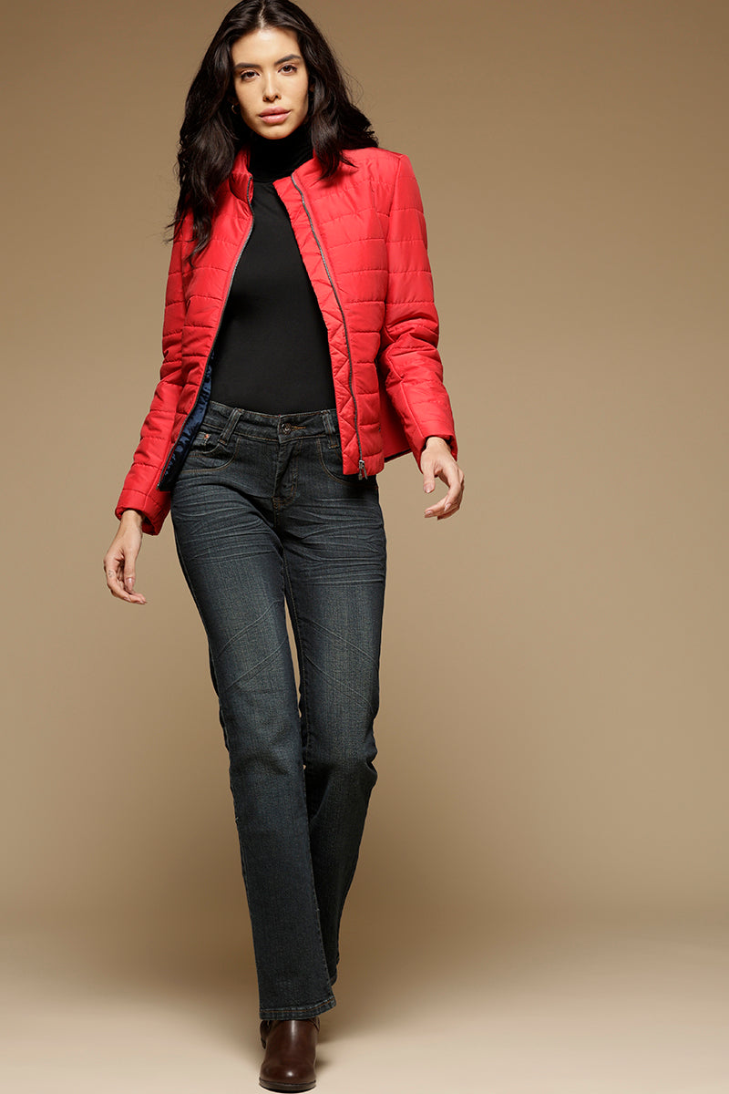 Gipsy Red Polyester Jacket