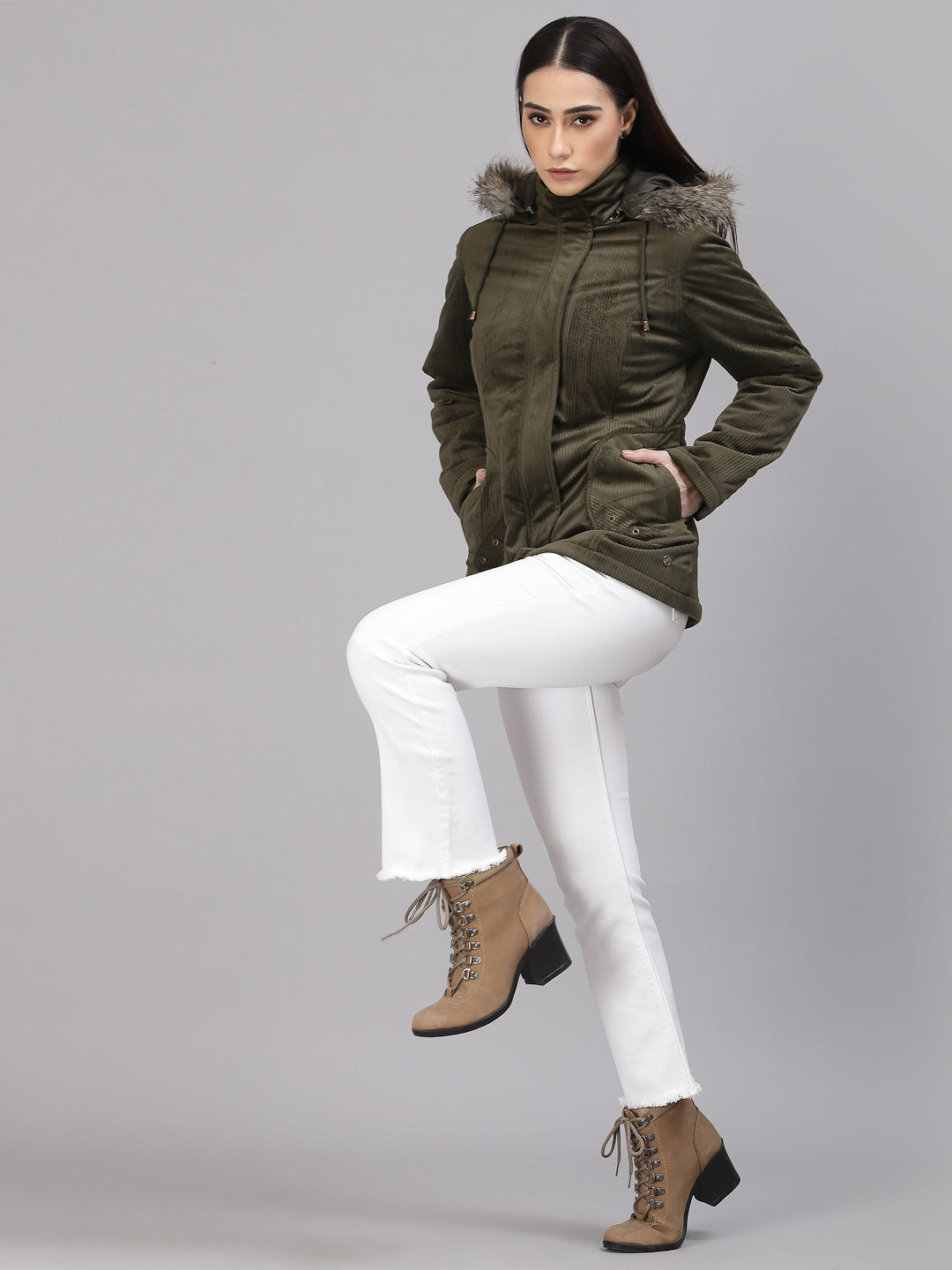 Gipsy Olive Cotton /Poly Jacket