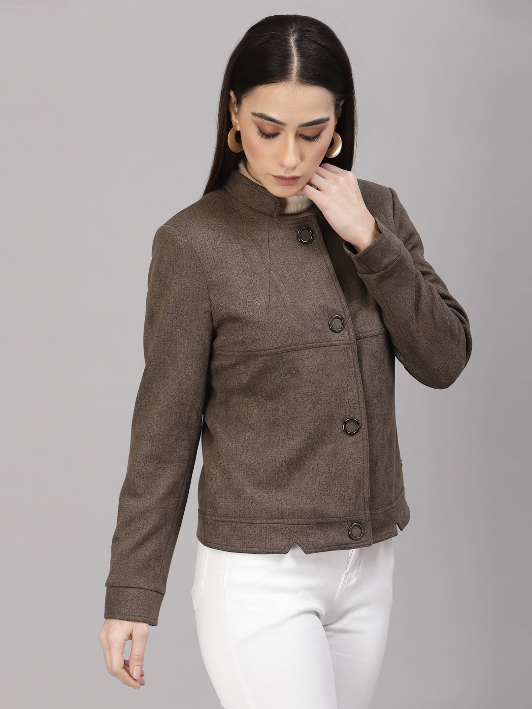 Gipsy Olive Polyester Jacket