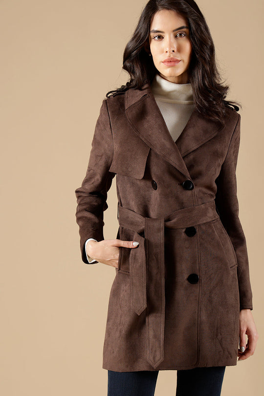 Gipsy Dark Grey Suede Jacket