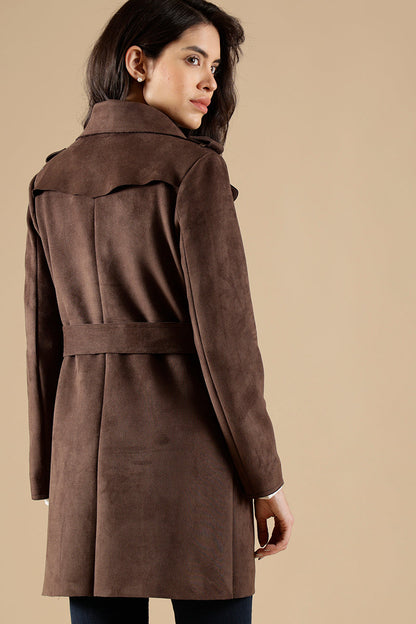 Gipsy Dark Grey Suede Jacket