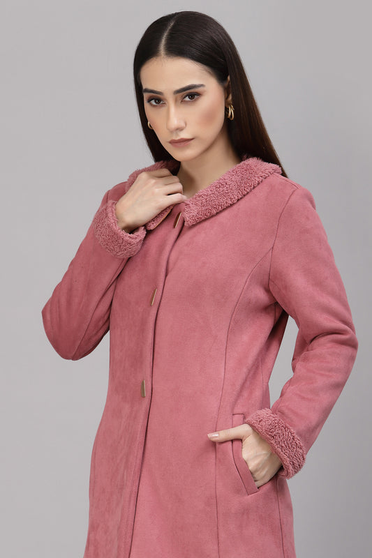 Gipsy Dusky Pink Polyester Jacket