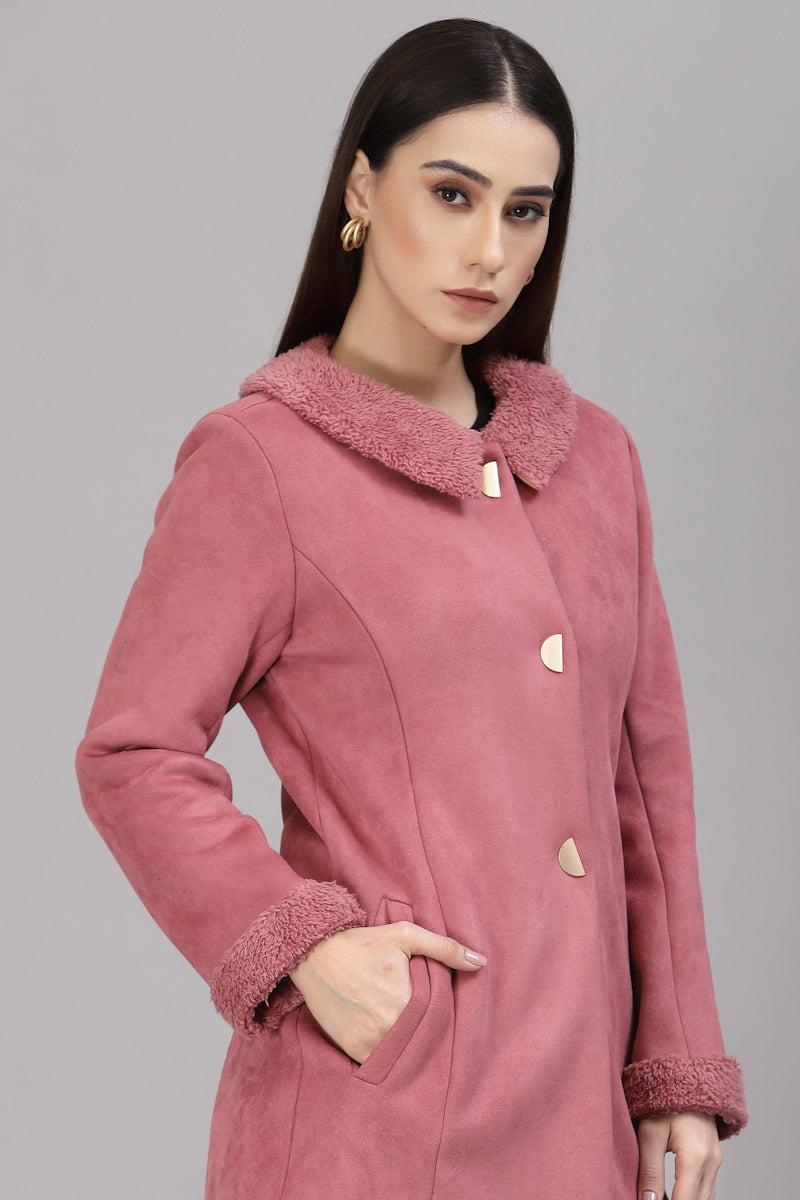 Gipsy Dusky Pink Polyester Jacket