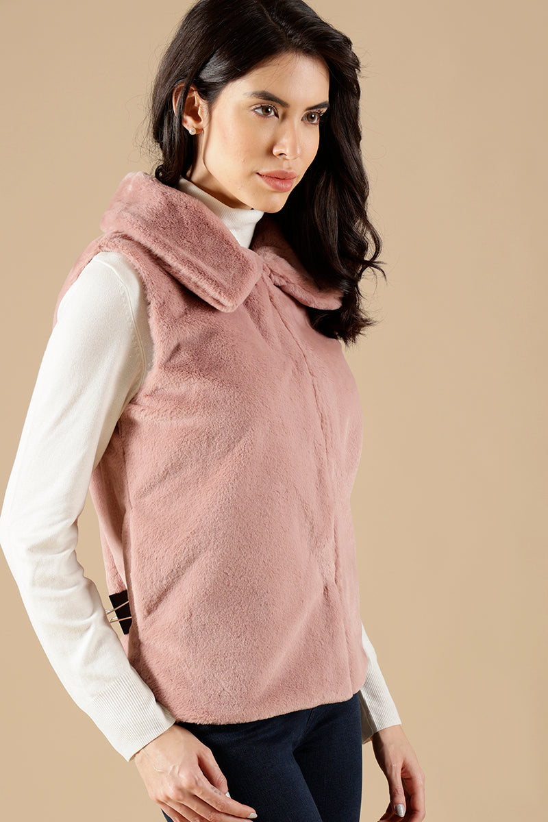 Gipsy Blush Pink Polyester Jacket