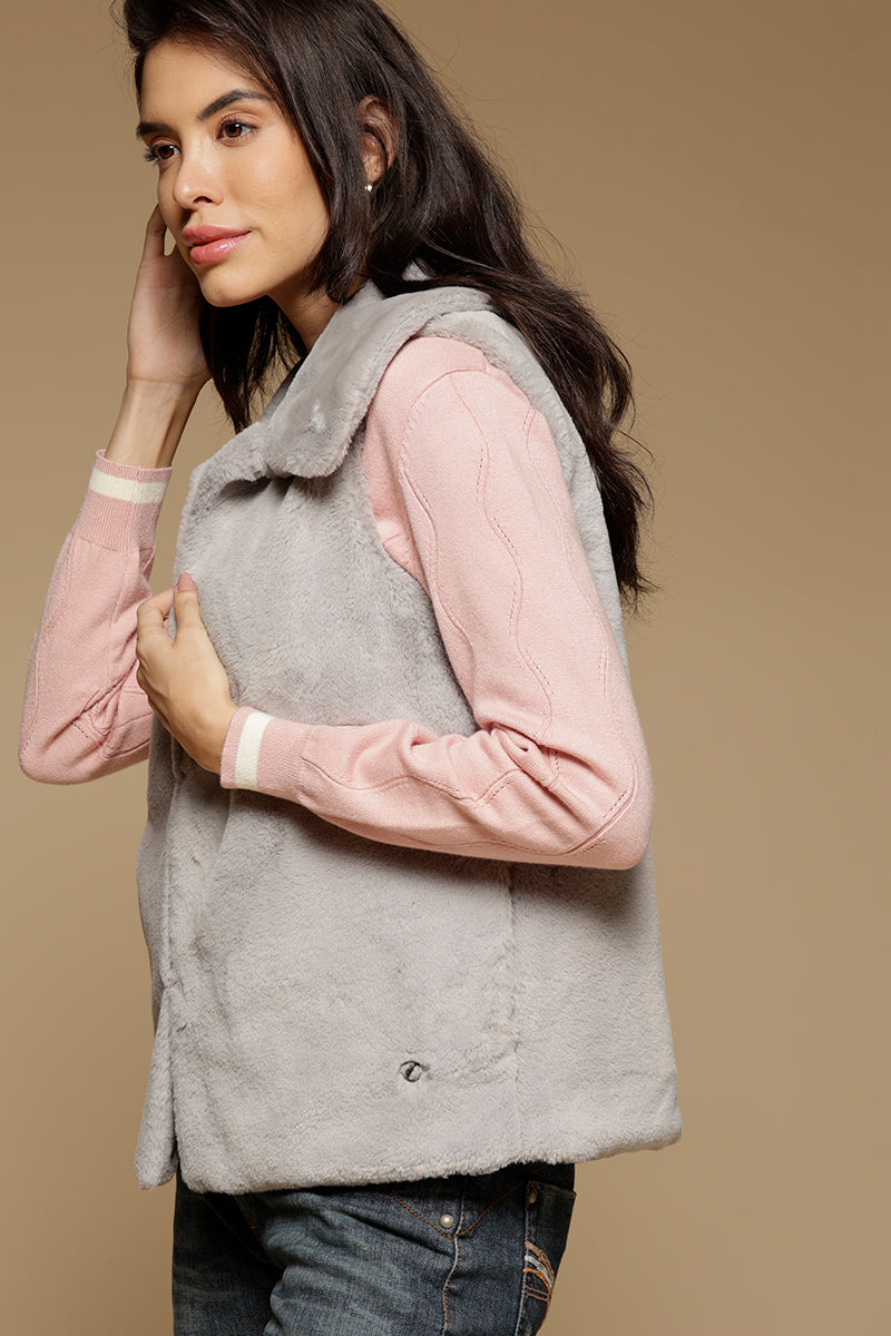 Gipsy Grey Polyester Jacket