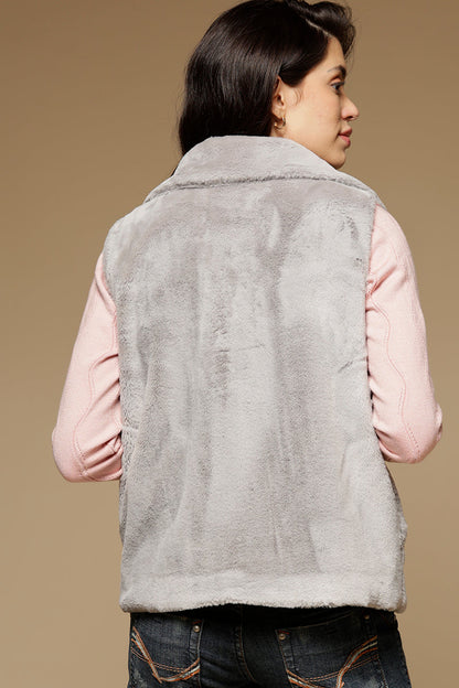 Gipsy Grey Polyester Jacket