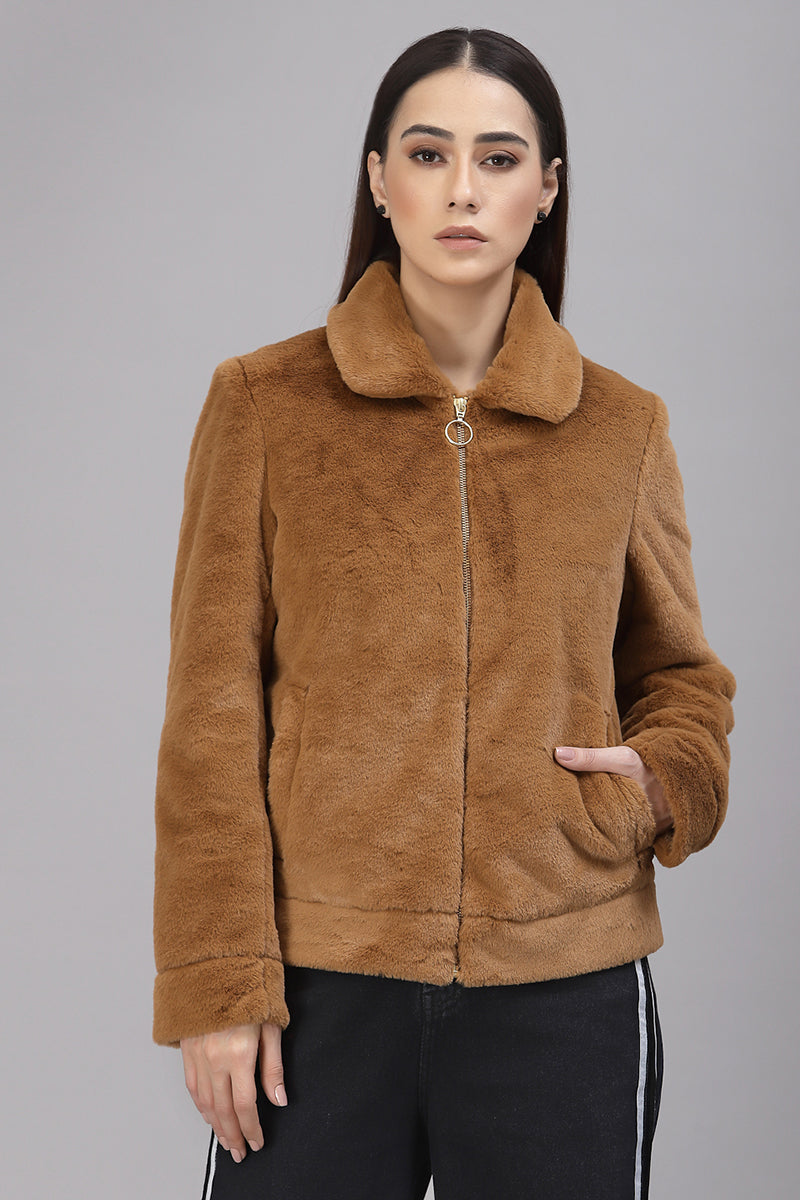 Gipsy Camel Polyester Jacket