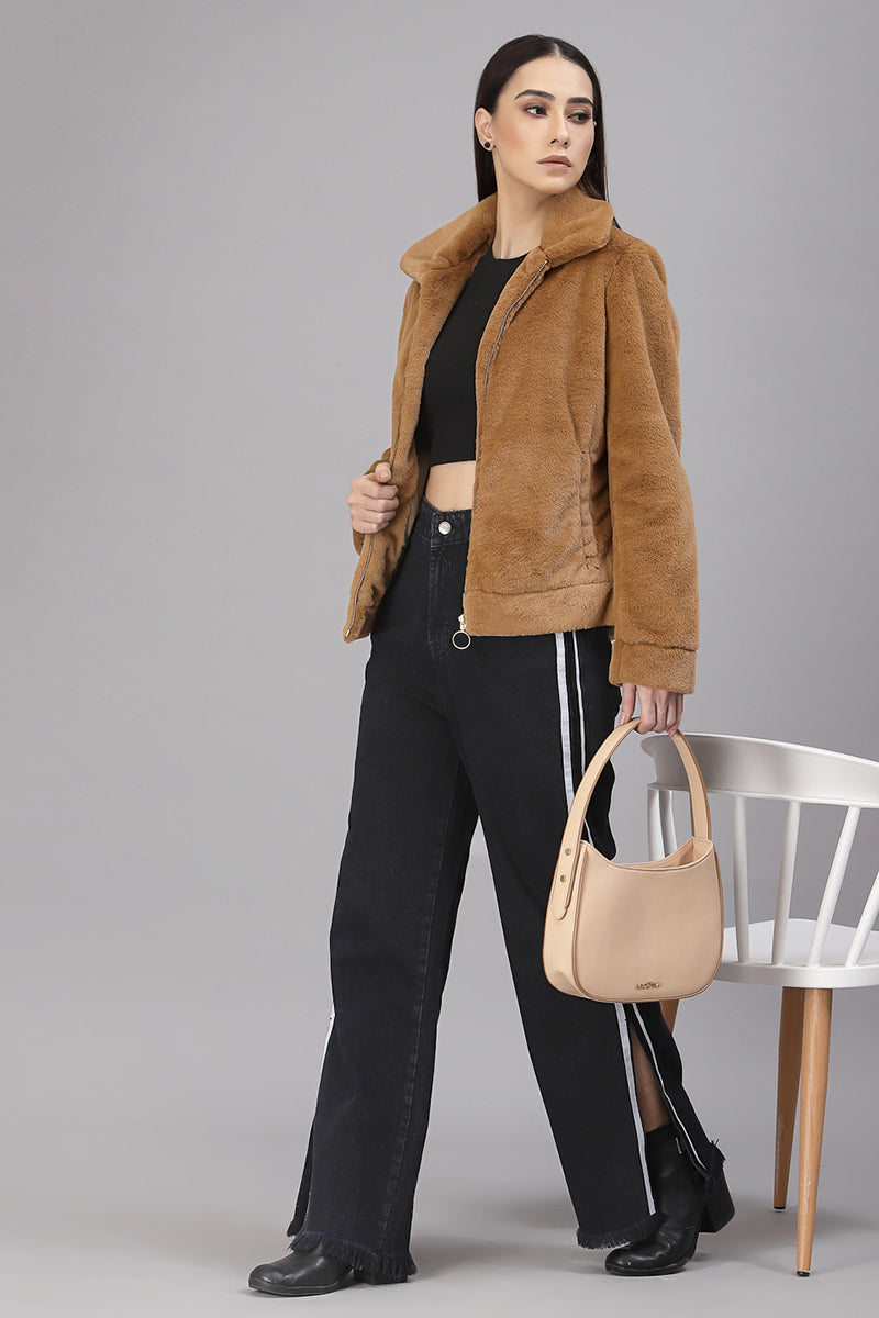 Gipsy Camel Polyester Jacket