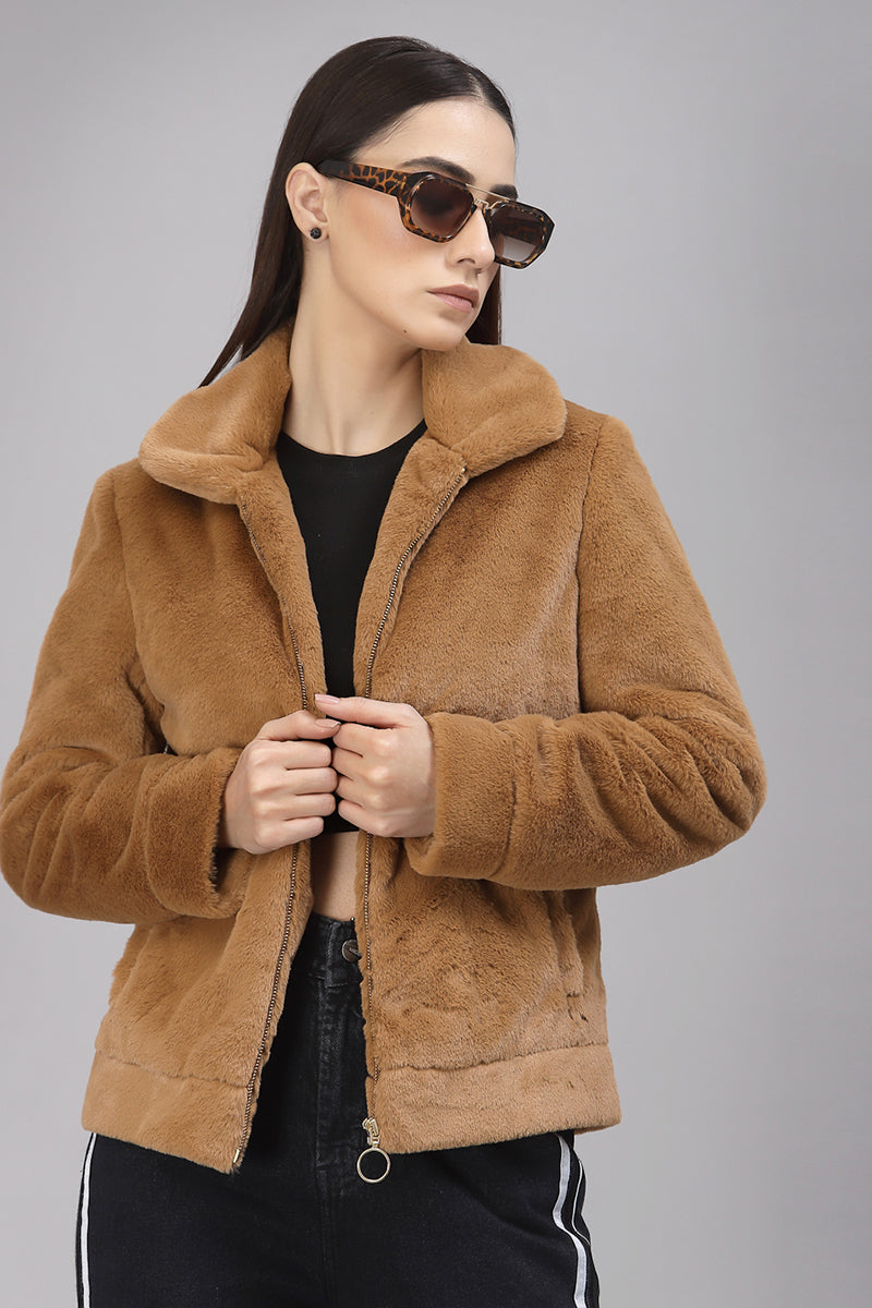 Gipsy Camel Polyester Jacket