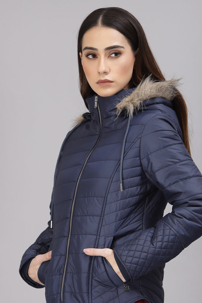 Gipsy Navy Polyester Jacket