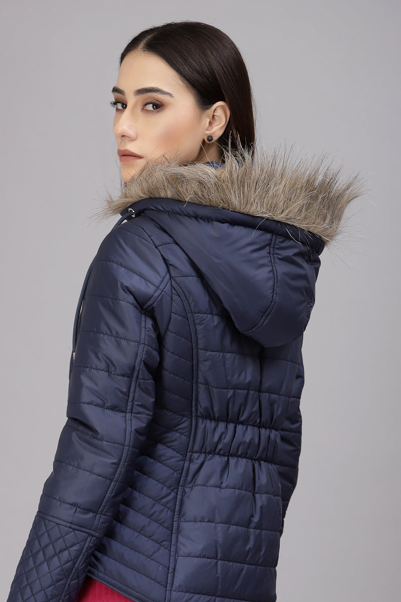 Gipsy Navy Polyester Jacket