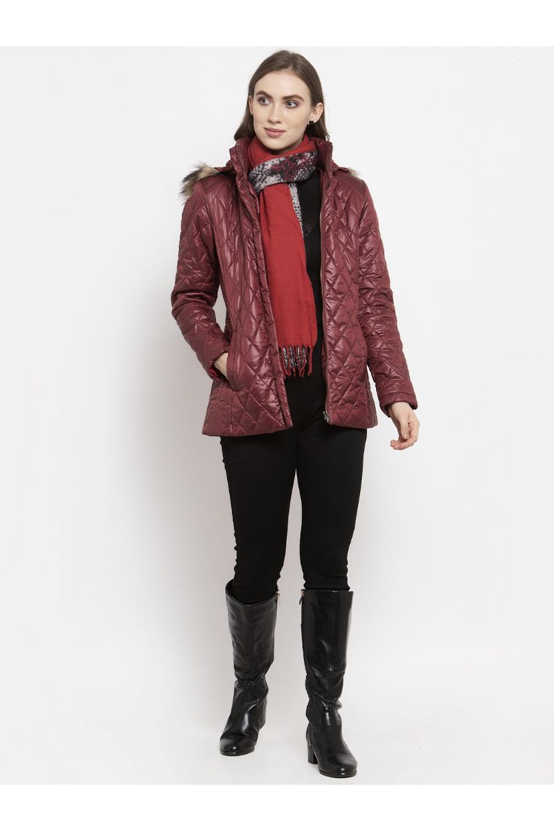 Gipsy Burnt Orange Polyester Jacket