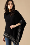 Gipsy Black Acrylic Poncho