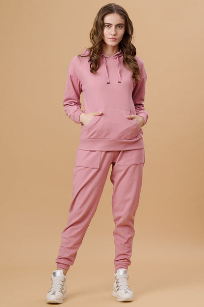 Gipsy Pink Poly Knit Co-Ord Top