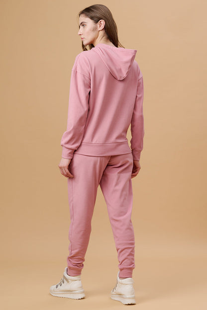Gipsy Pink Poly Knit Co-Ord Top