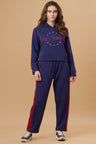 Gipsy Lazuli Blue Cotton Blend Co-Ord Pant