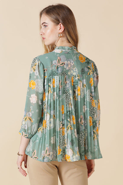 Gipsy Jade Green Georgette Shirt