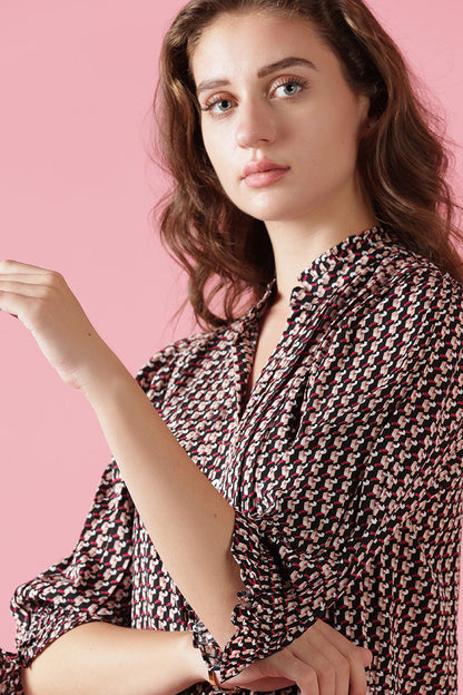 Gipsy Black Rayon Shirt