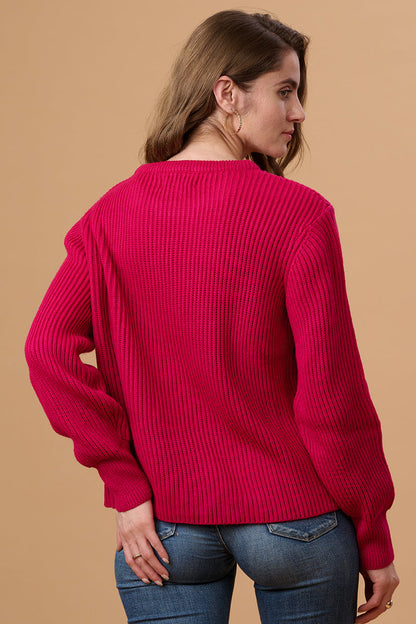 Gipsy Magenta Acrylic Sweater